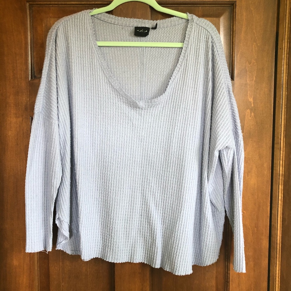 UO oversized vneck thermal